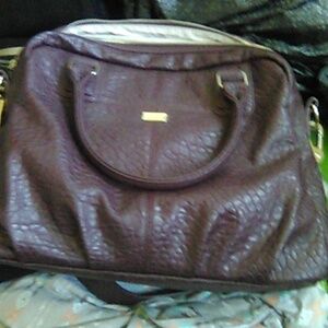New Maroon purse Jewell leather